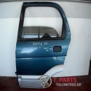 Πόρτες  Daihatsu-Terios-(2000-2005) J102 Πίσω Αριστερά Πράσινο