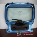 Τζαμόπορτα Peugeot-206-(2001-2005) 3A 3C  Μπλέ
