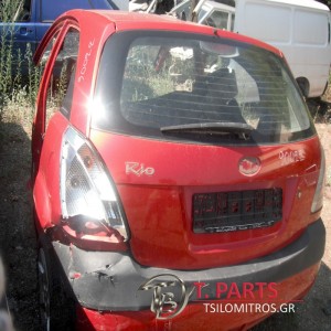 Τζαμόπορτα Kia-Rio-(2005-2011) Jb  Κόκκινο