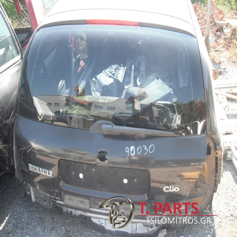 Φτερά Renault-Clio-(1999-2004) Πίσω Αριστερά Μαύρο