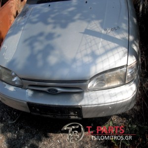 Κολώνες Ford-Mondeo-(1996-2000) Mk2 Μεσαίος(α)(ο) Αριστερά Ασημί