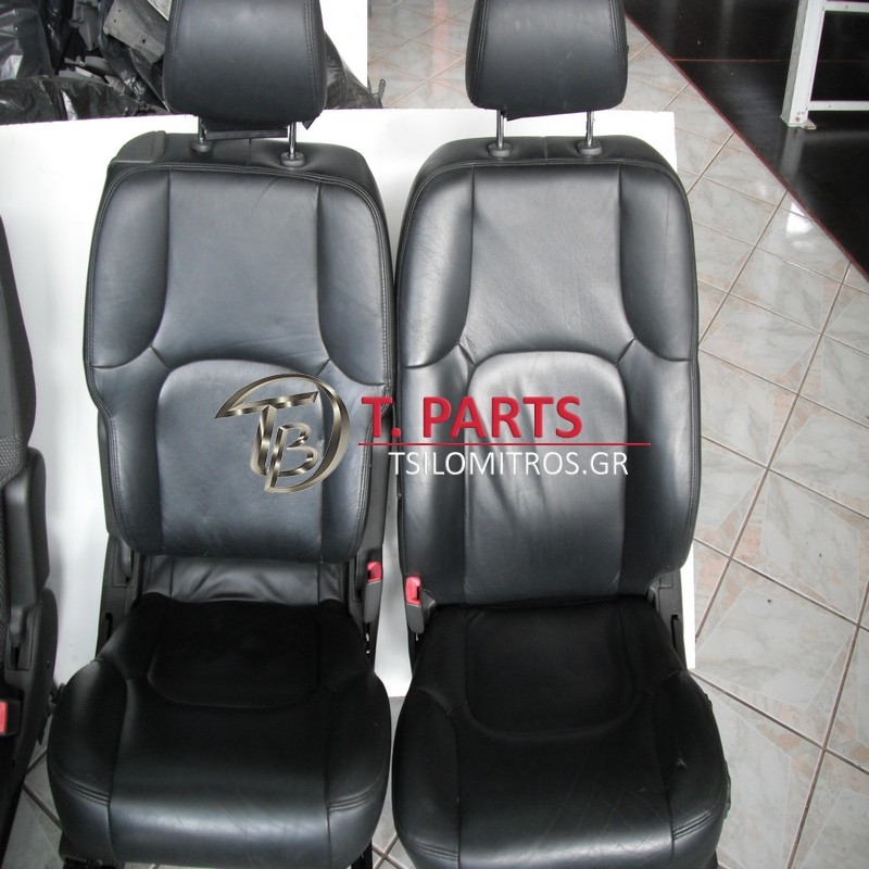 Καθίσματα/Σαλόνι Nissan-Navara-D40-(2005-2010)  Μαύρο