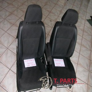 Καθίσματα/Σαλόνι Honda-Crv-(2005-2010)  Μαύρο