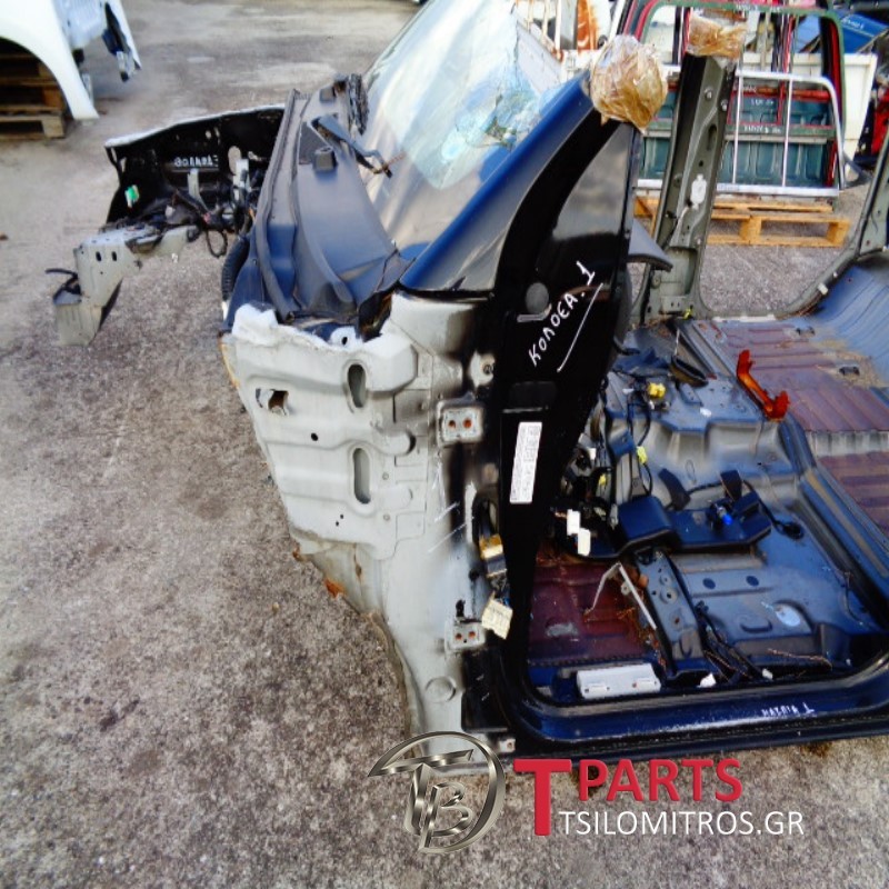 Κολώνες Nissan-Navara-D40-(2005-2010) Μπροστά Αριστερά Μαύρο
