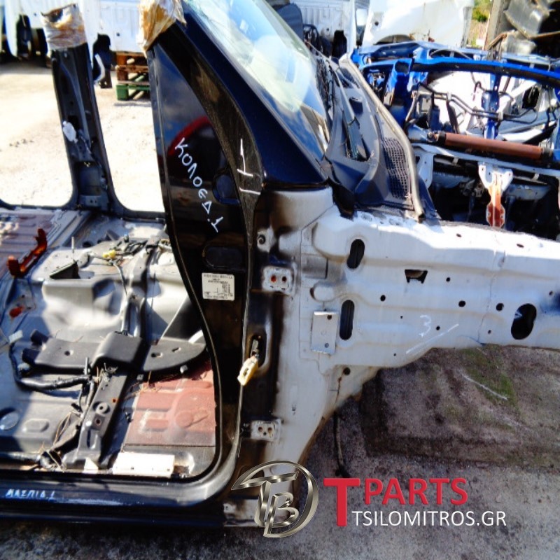 Κολώνες Nissan-Navara-D40-(2005-2010) Μπροστά Δεξιά Μαύρο