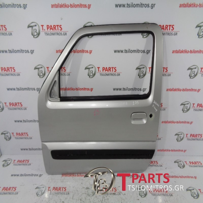 Πόρτες  Suzuki-Jimny-(1998-2005) Sn Μπροστά Αριστερά Ασημί