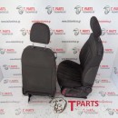 Καθίσματα/Σαλόνι Opel-Corsa-(2008-2013) D  Μαύρο Ασημί