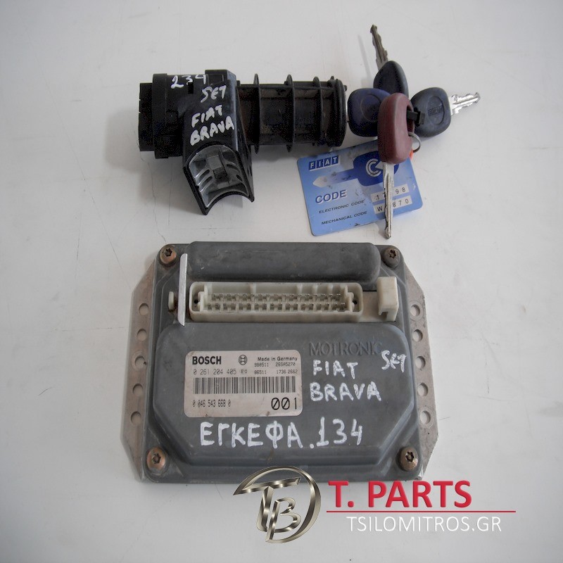 Εγκέφαλος + Κίτ Fiat-Brava-(1997-2003) 182   02861204405  12V